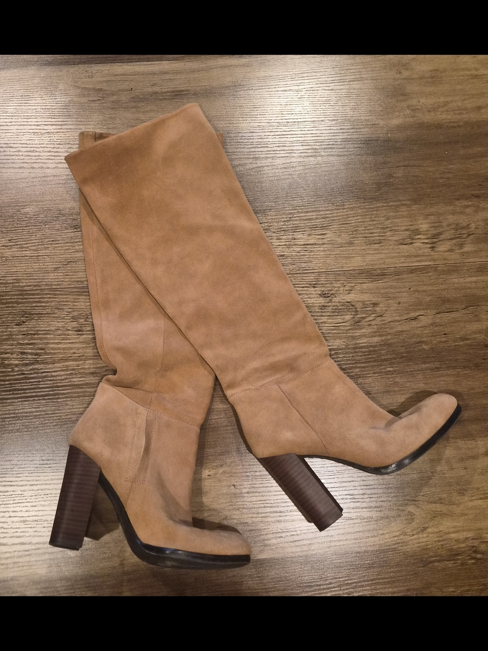 Sam Edelman Victoria Suede Boots in Tan